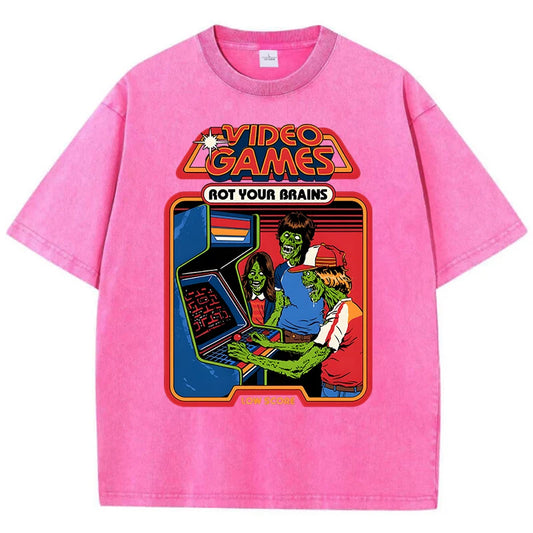 video games rot your brain tee