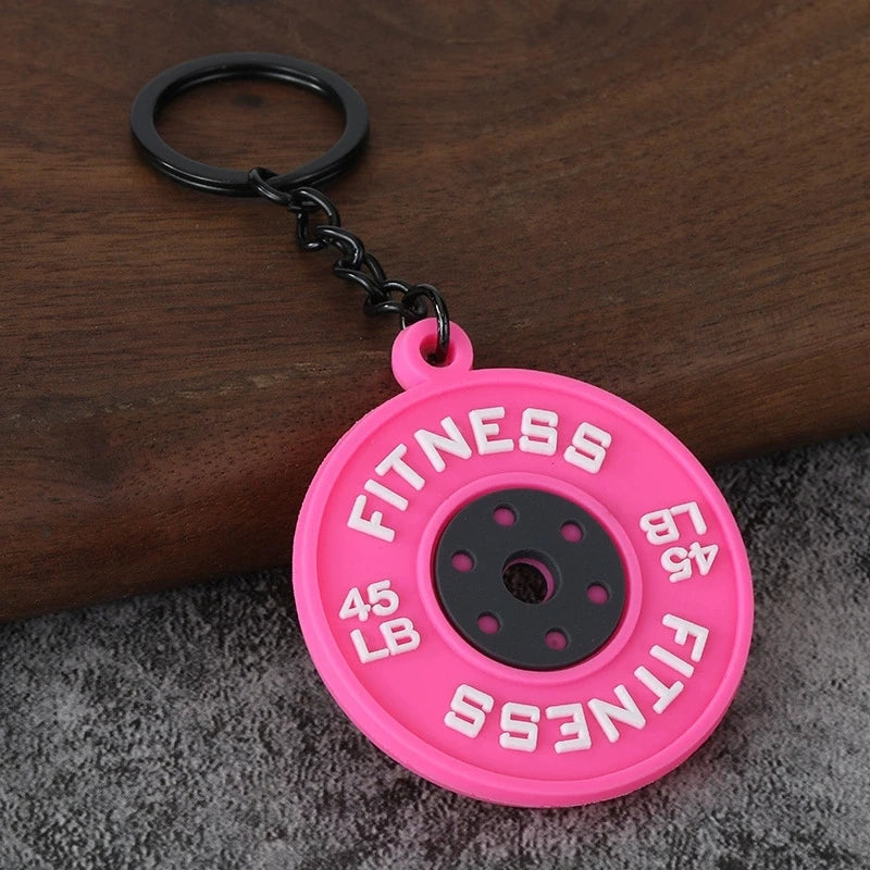 gym rat keychains