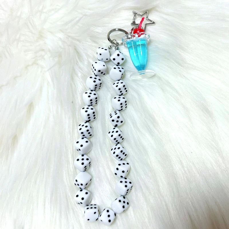 maximalist wristlet keychain