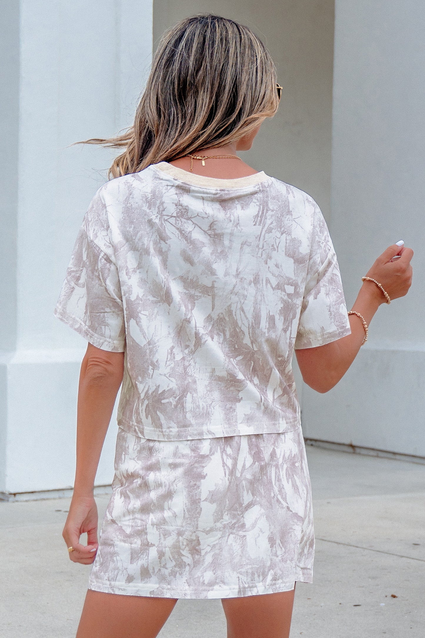 woodland cutie shirt and skirt set