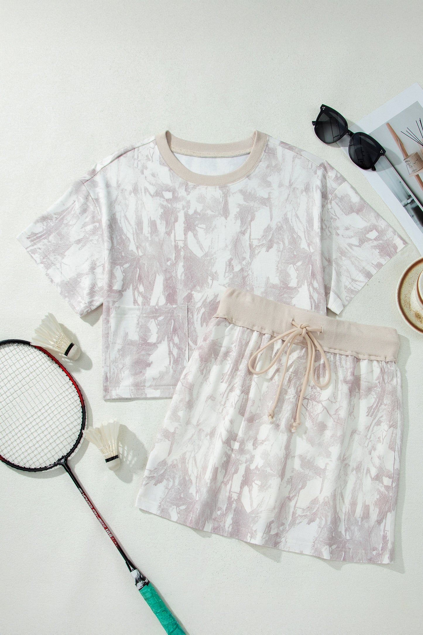 woodland cutie shirt and skirt set
