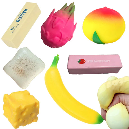 smash & squish neon squishy toy collection