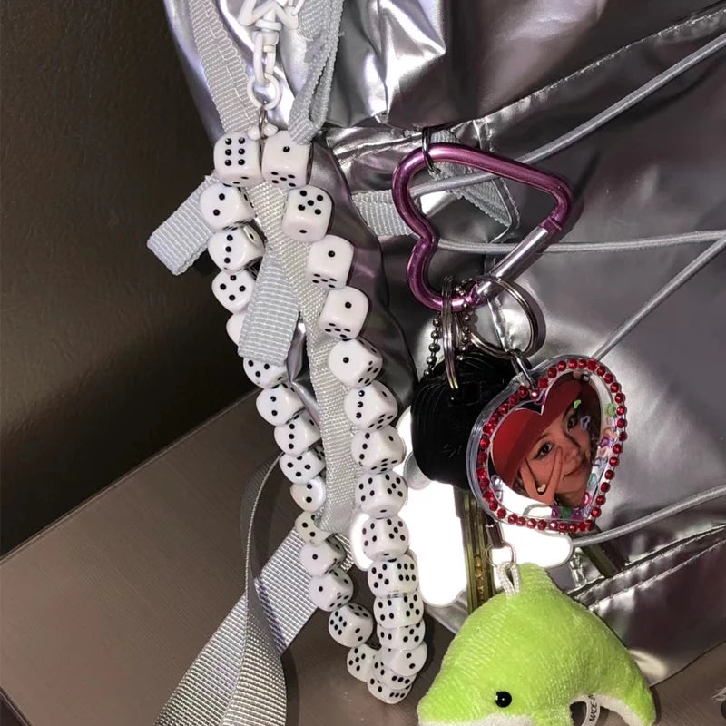maximalist wristlet keychain