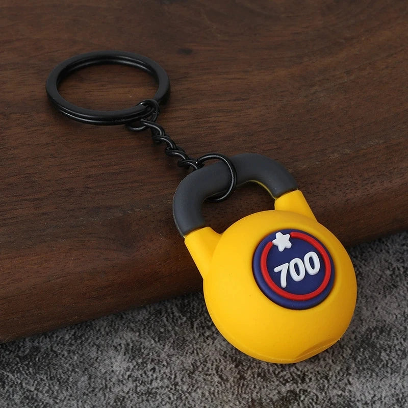 gym rat keychains