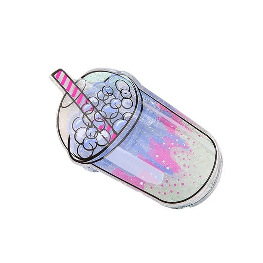 boba & snacks claw clips