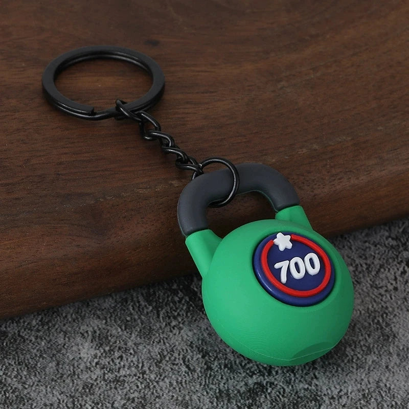 gym rat keychains