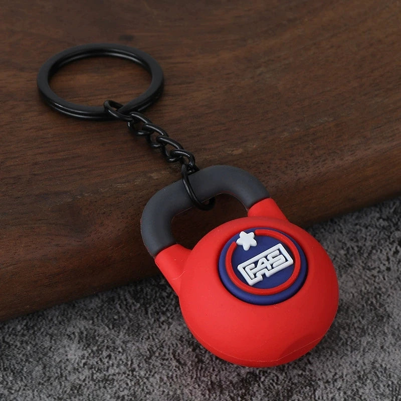 gym rat keychains