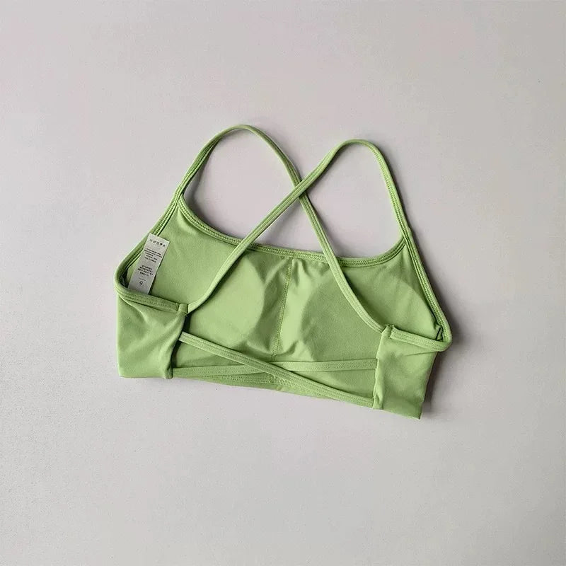 double cross sports bra