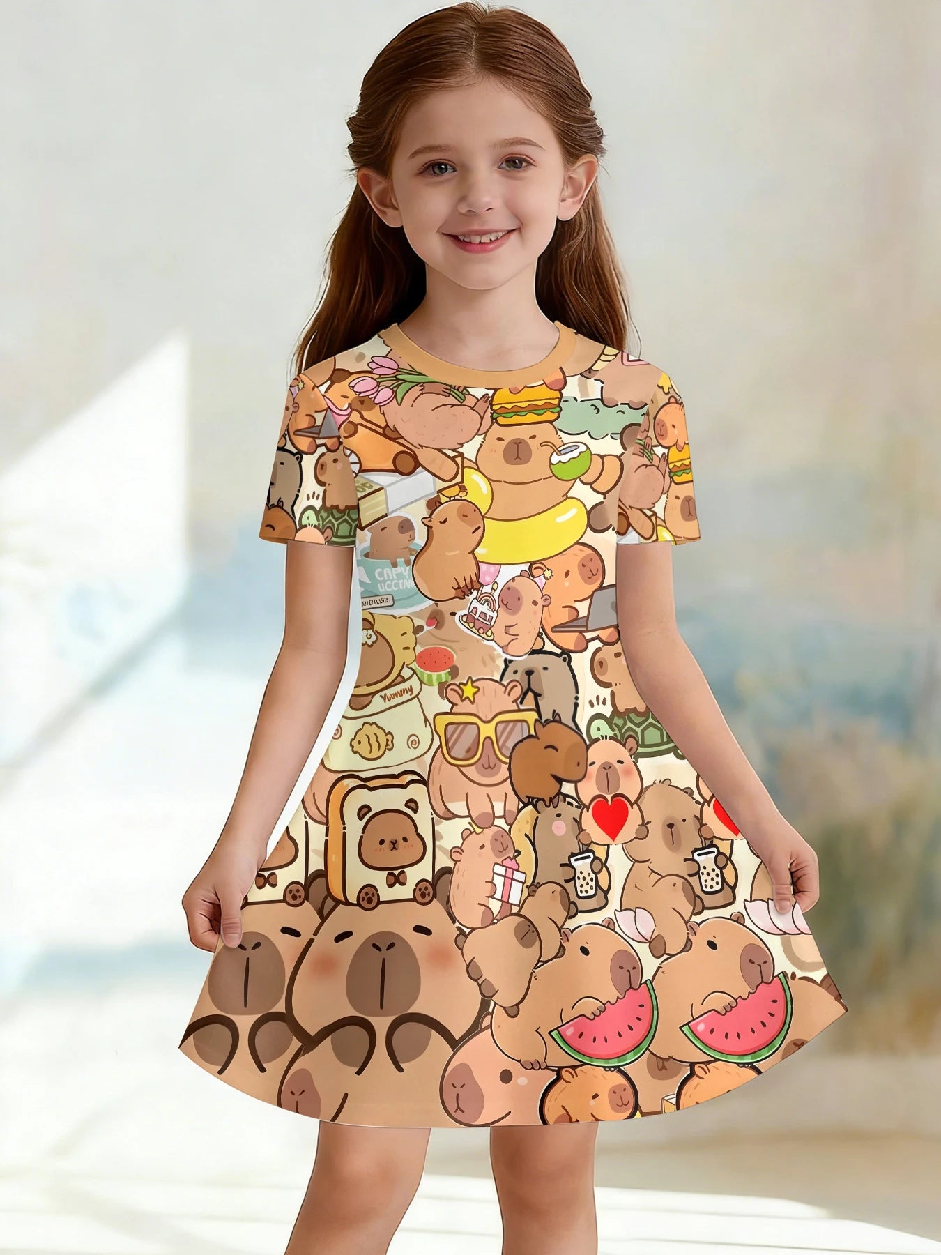 capybara crazy dress