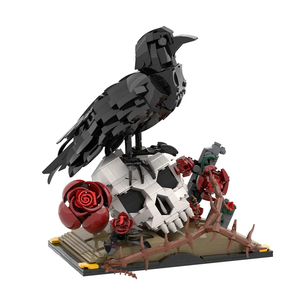 skull and raven building kit