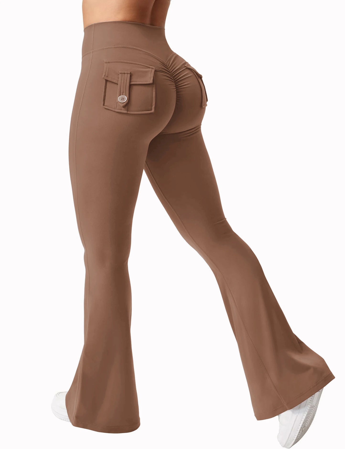 pocket drama flare leggings