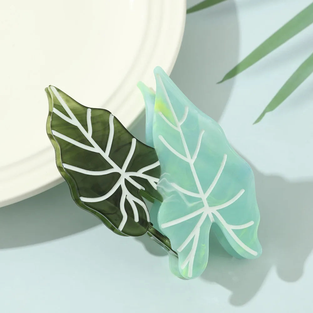 tropical girl claw clips