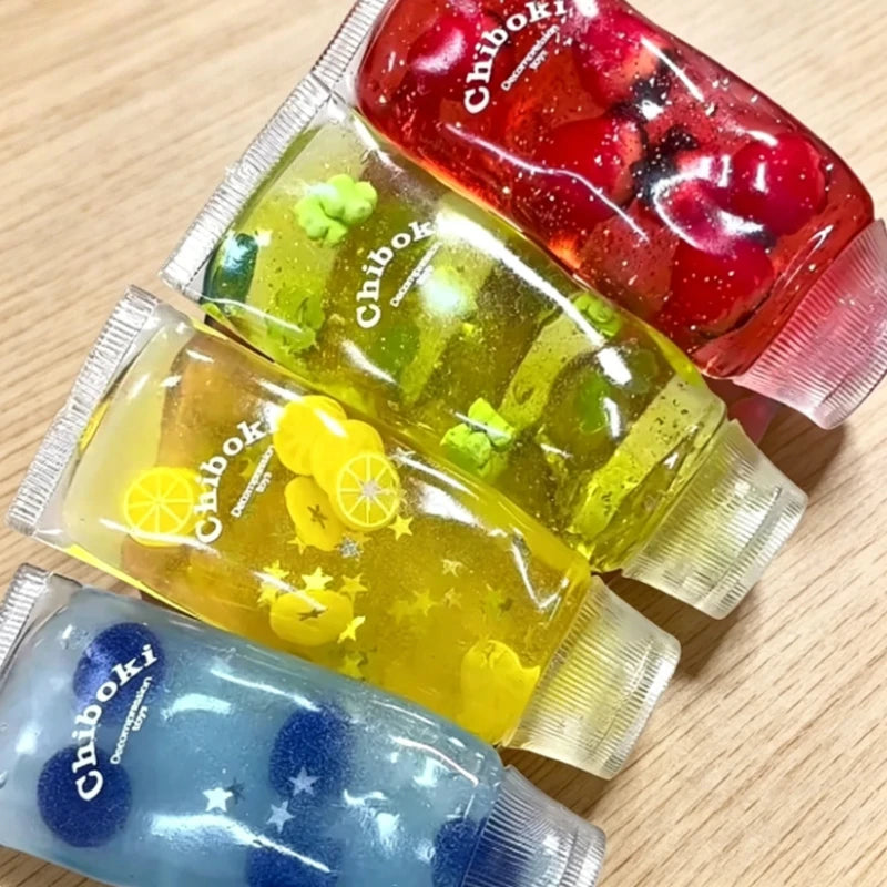 bright bottle of squishy