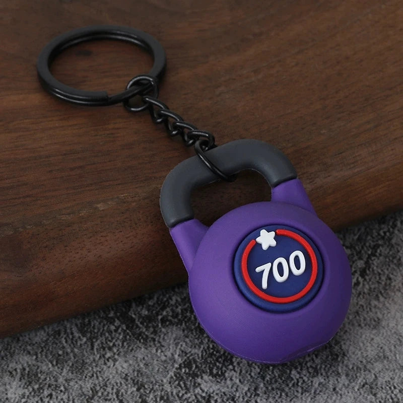 gym rat keychains