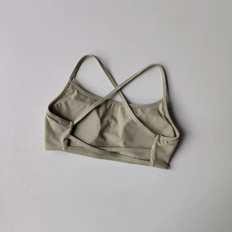 double cross sports bra