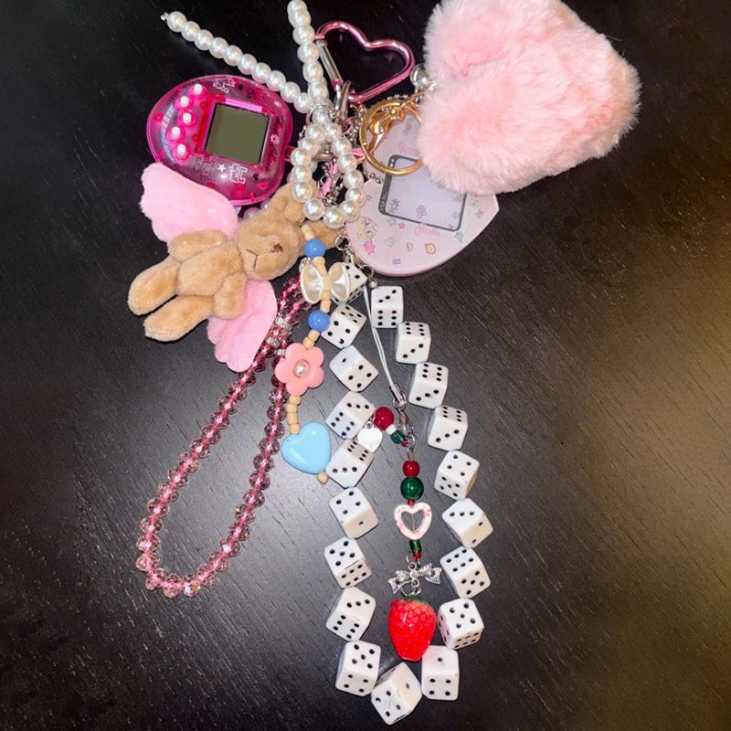 maximalist wristlet keychain