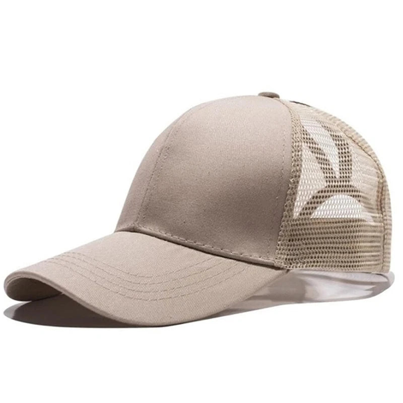 peek a boo ponytail baseball hat