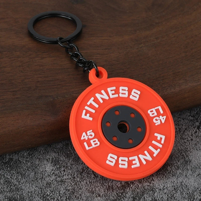 gym rat keychains