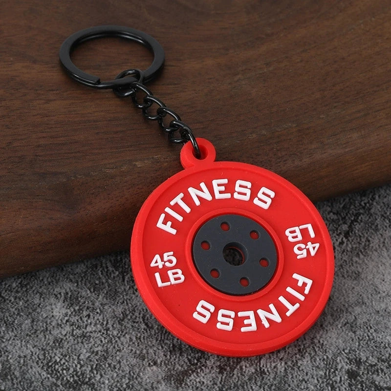 gym rat keychains