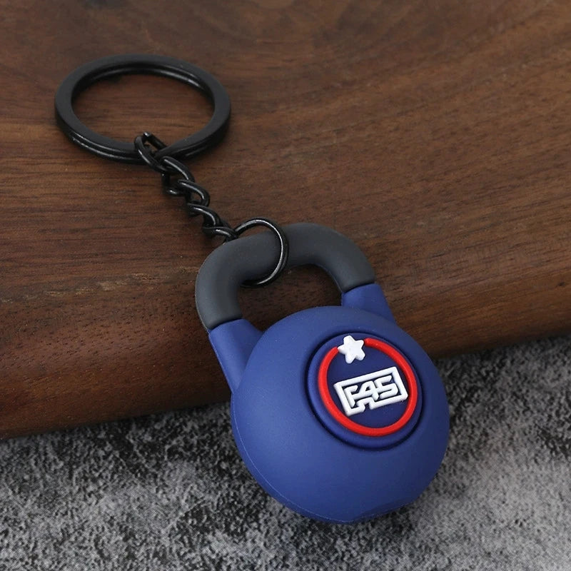 gym rat keychains