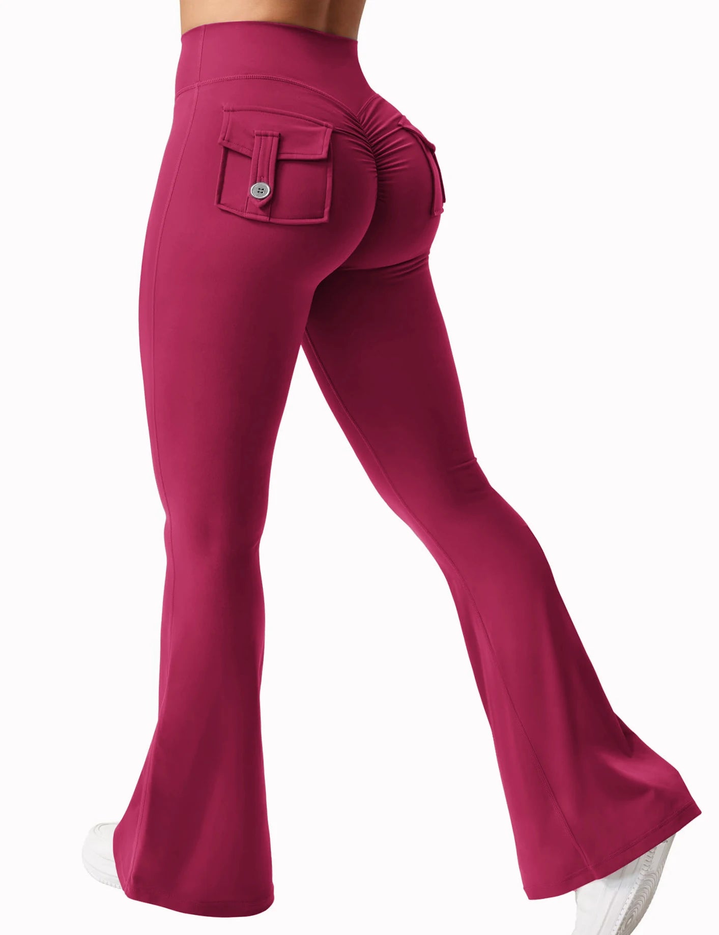pocket drama flare leggings
