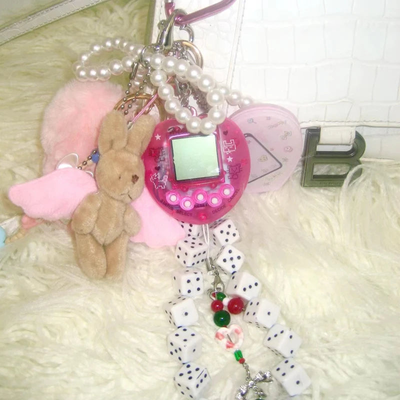 maximalist wristlet keychain