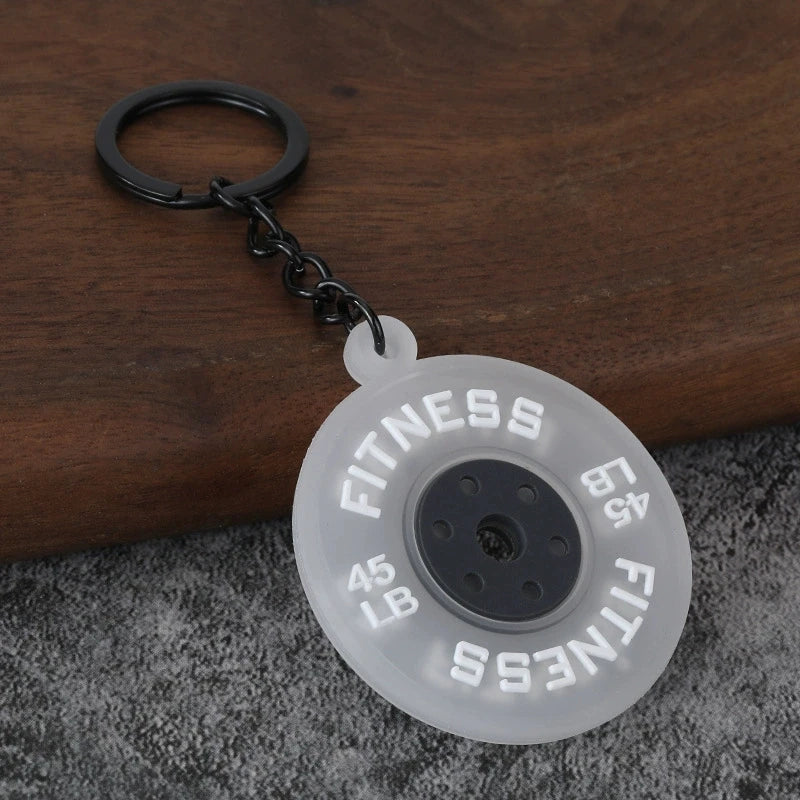 gym rat keychains