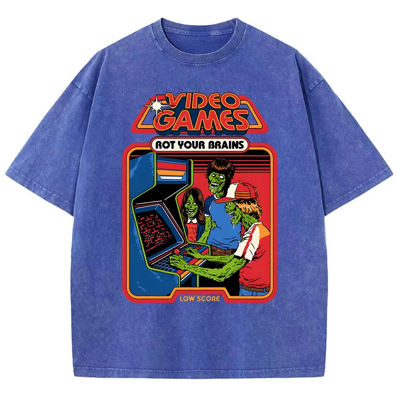 video games rot your brain tee