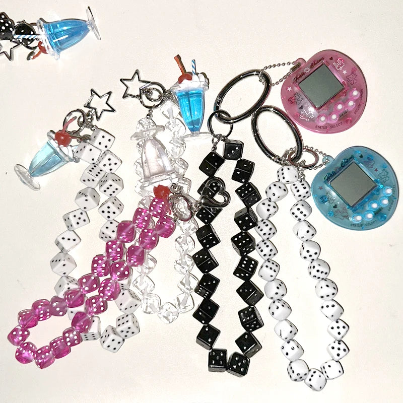 maximalist wristlet keychain