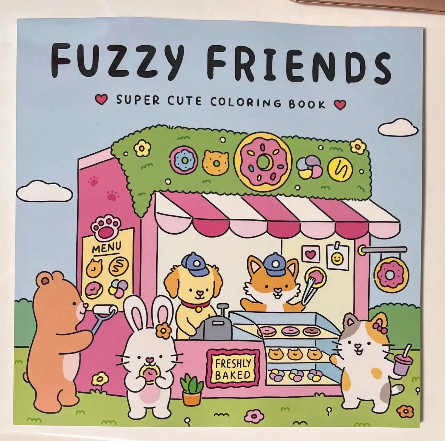 coloring book collection: cozy, adorable spaces with bold thick lines