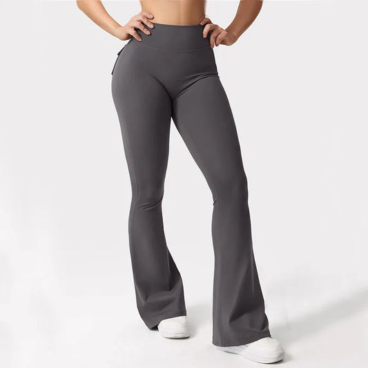 pocket drama flare leggings