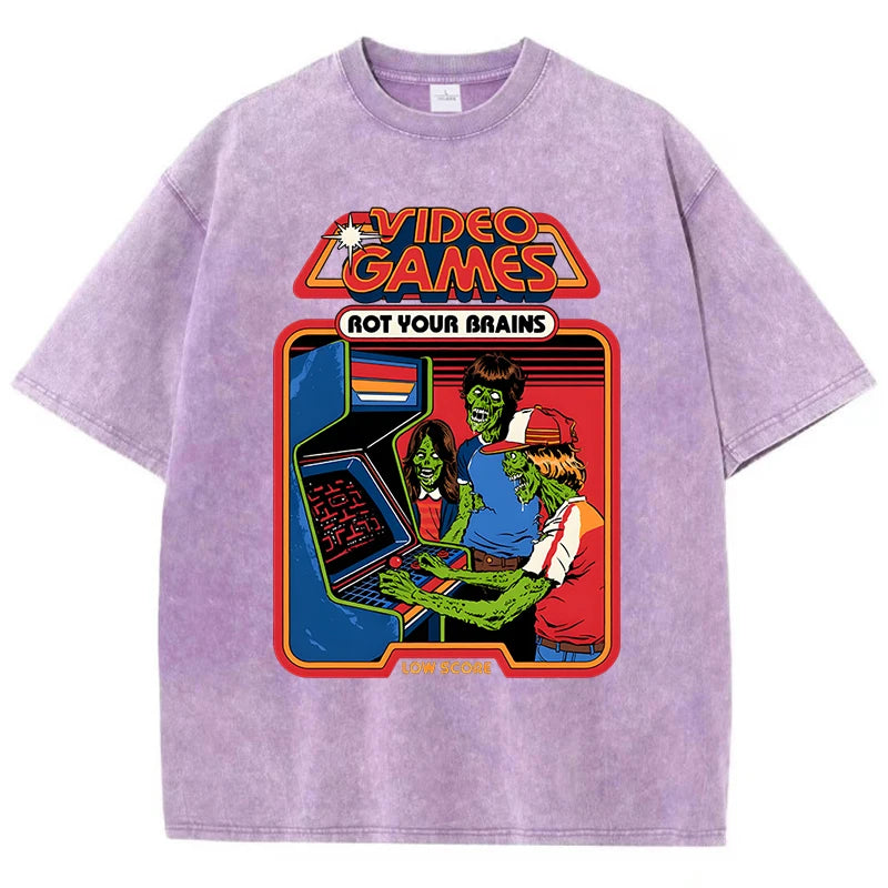 video games rot your brain tee