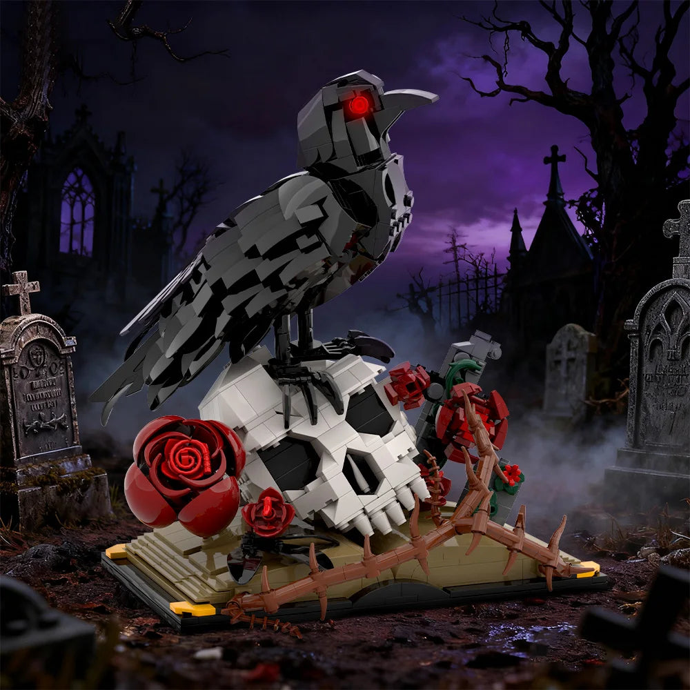 skull and raven building kit