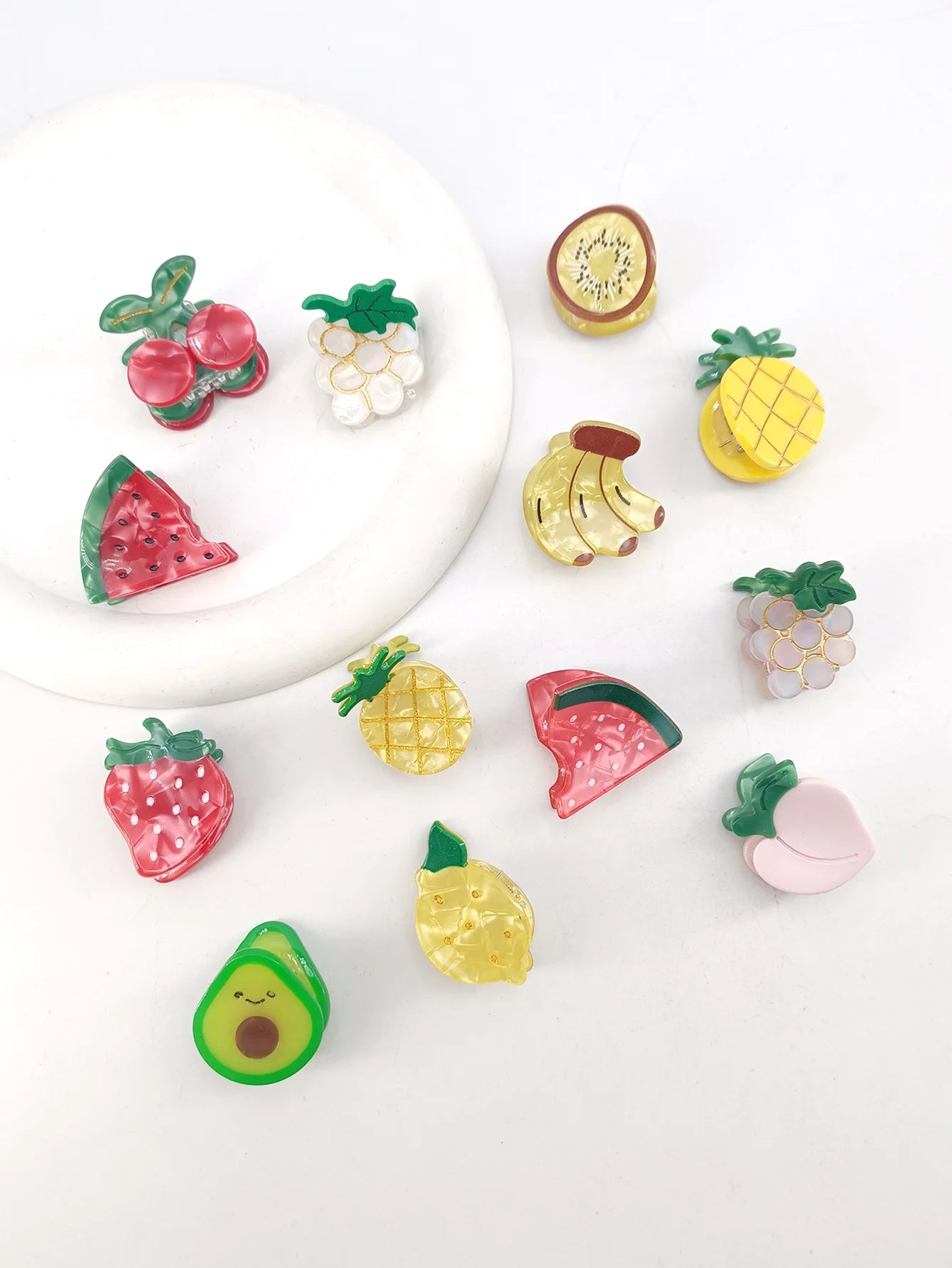 fruit & vegetable basket claw clip collection