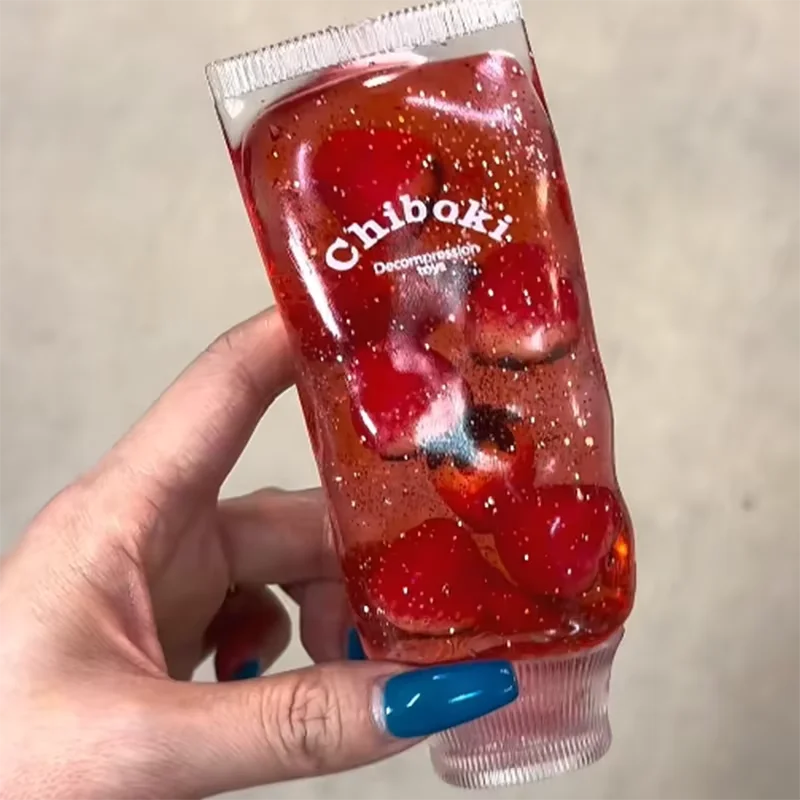 bright bottle of squishy