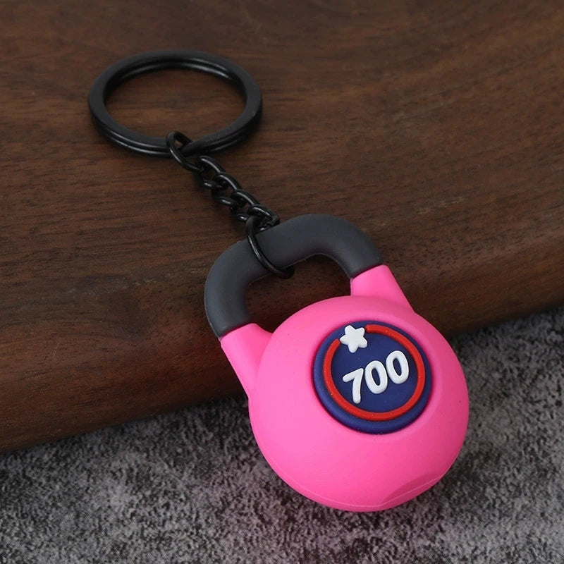 gym rat keychains