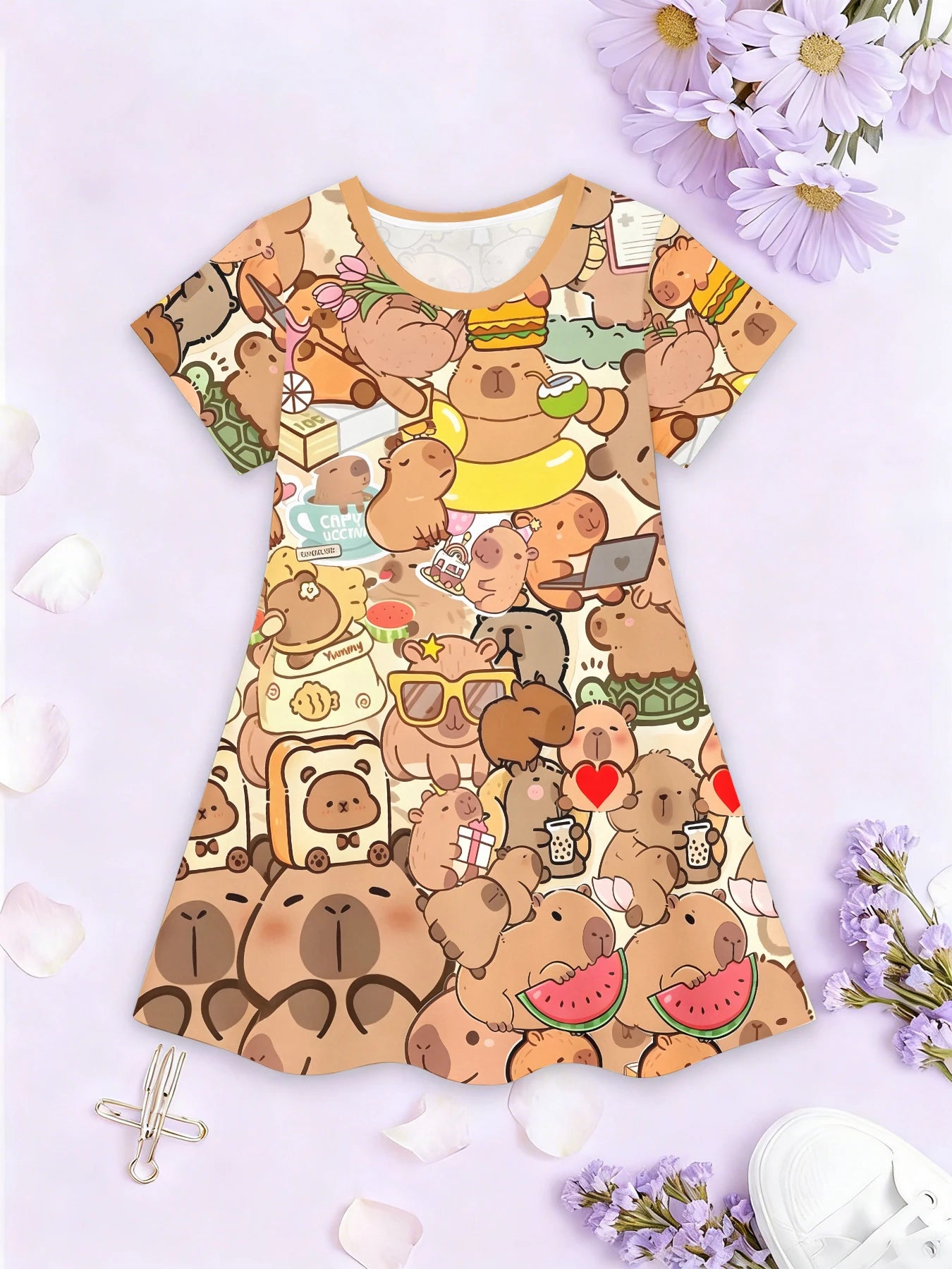 capybara crazy dress