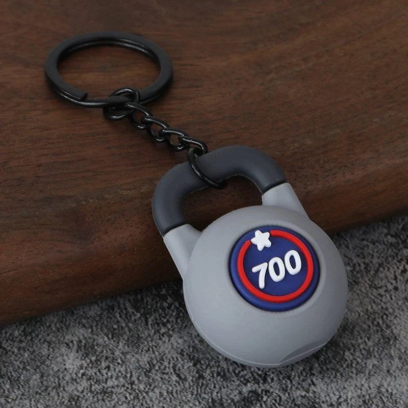 gym rat keychains
