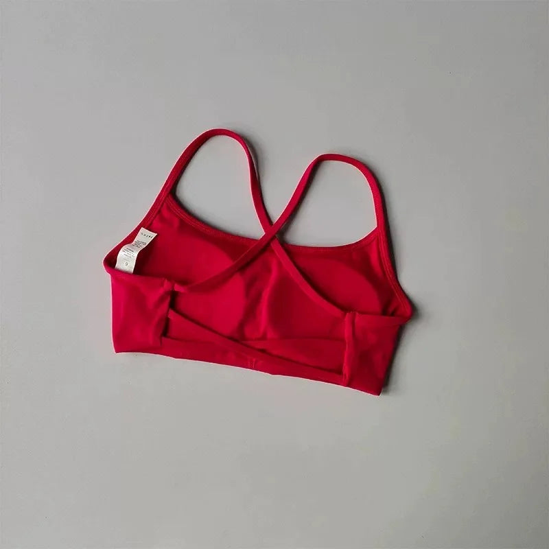 double cross sports bra