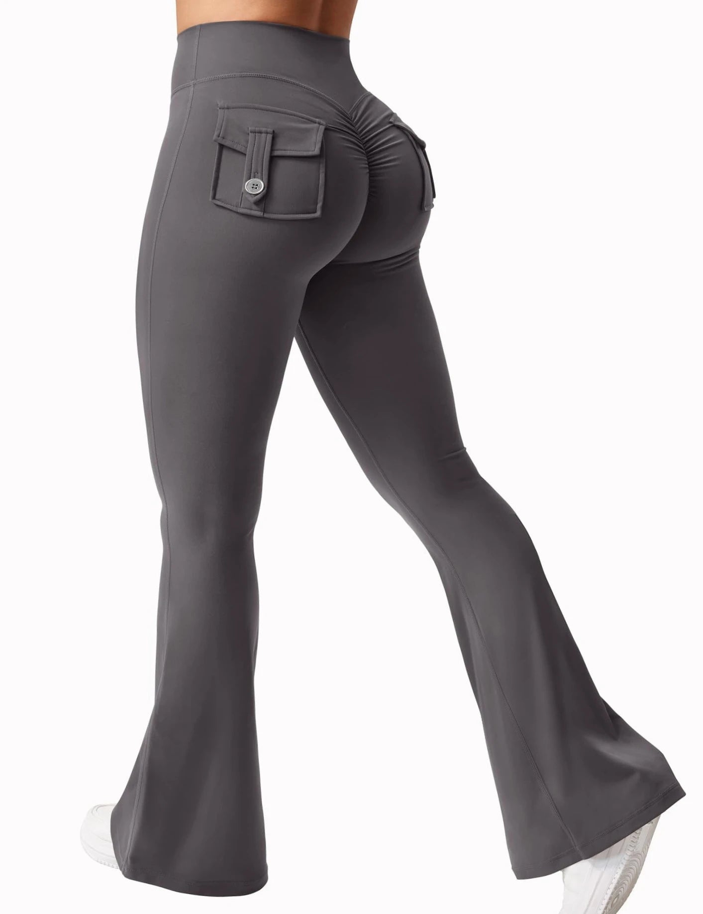 pocket drama flare leggings