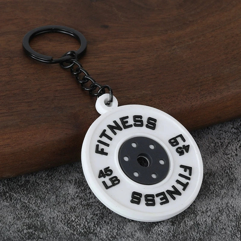 gym rat keychains