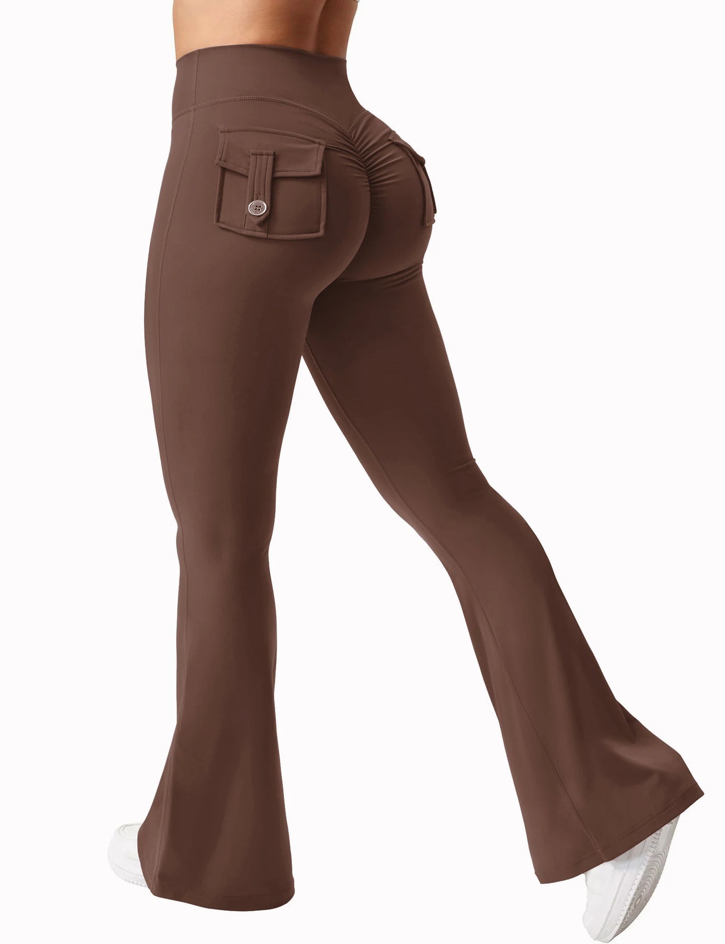 pocket drama flare leggings
