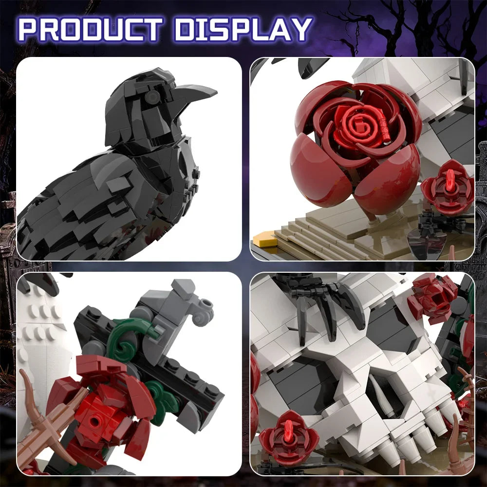 skull and raven building kit