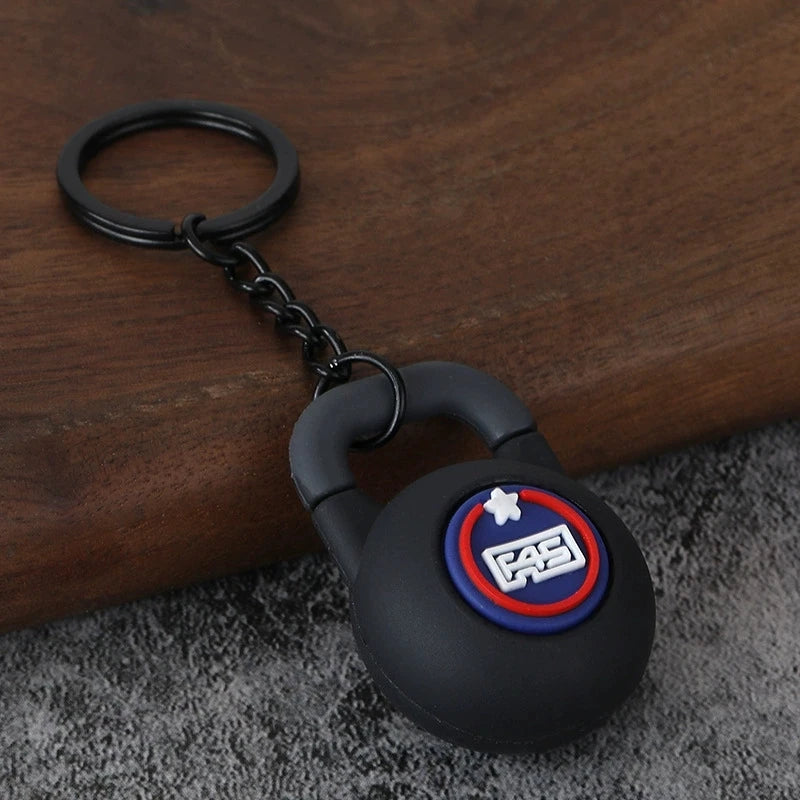 gym rat keychains